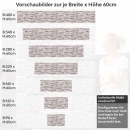 Mobile Preview: Küchenrückwand Folie Schieferstein Hellbeige Höhe 60cm