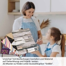 Mobile Preview: Küchenrückwand Folie Rustikale Schieferstein Optik A4 Muster