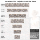 Mobile Preview: Küchenrückwand Folie Rustikale Schieferstein Optik Höhe 60cm