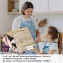 Mobile Preview: Küchenrückwand Folie Schieferstein Sandstein Optik A4 Muster