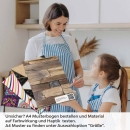 Mobile Preview: Küchenrückwand Folie Steinriemchen Steinmauer A4 Muster