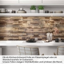 Mobile Preview: Küchenrückwand Folie Steinriemchen Steinmauer Artikelbild 1