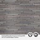 Mobile Preview: Küchenrückwand Folie Horizontale Schiefersteine Detailbild 2