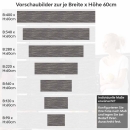 Mobile Preview: Küchenrückwand Folie Horizontale Schiefersteine Höhe 60cm