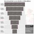 Mobile Preview: Küchenrückwand Folie Horizontale Schiefersteine Höhe 80cm