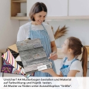 Mobile Preview: Küchenrückwand Folie - Vielschichtige Schieferoptik mit natürlichen Nuancen A4 Muster