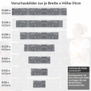 Mobile Preview: Küchenrückwand Folie Schieferplatten - Optik in Natursteinflair Höhe 51cm