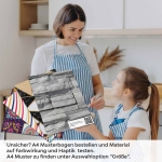 Mobile Preview: Küchenrückwand Folie graue Schieferstein Textur A4 Muster