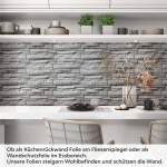 Mobile Preview: Küchenrückwand Folie graue Schieferstein Textur Artikelbild 1