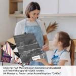 Mobile Preview: Küchenrückwand Folie Dunkle Schieferstein-Optik für elegante Küchen A4 Muster