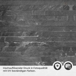 Mobile Preview: Küchenrückwand Folie Dunkle Schieferstein-Optik für elegante Küchen Detailbild 2