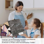 Mobile Preview: Küchenrückwand Folie Schieferstein-Optik für ein luxuriöses Ambiente A4 Muster