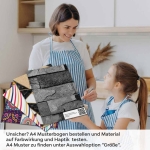 Mobile Preview: Küchenrückwand Folie Schieferoptik Schwarz - Eleganz für Ihre Küche A4 Muster