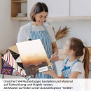 Mobile Preview: Küchenrückwand Folie Rostoptik - Industrielles Design für moderne Küchen A4 Muster