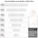 Mobile Preview: Küchenrückwand Folie Heller Ziegel-Look - Design, das begeistert Höhe 51cm