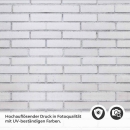 Mobile Preview: Küchenrückwand Folie Schmale Ziegelsteine - Zeitloses Ambiente Detailbild 2