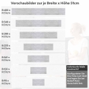 Mobile Preview: Küchenrückwand Folie Schmale Ziegelsteine - Zeitloses Ambiente Höhe 51cm