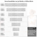 Mobile Preview: Küchenrückwand Folie Dezente Kachelmuster - Modernität für Ihre Wände Höhe 60cm