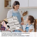 Mobile Preview: Küchenrückwand Folie Vintage Ziegeloptik A4 Muster
