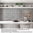 Mobile Preview: Küchenrückwand Folie Urbanes Ziegeldesign Artikelbild 1
