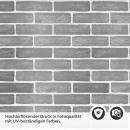 Mobile Preview: Küchenrückwand Folie Urbanes Ziegeldesign Detailbild 2