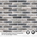 Mobile Preview: Küchenrückwand Folie Moderne Ziegelwand Detailbild 2