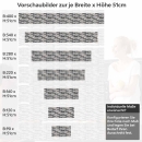 Mobile Preview: Küchenrückwand Folie Moderne Ziegelwand Höhe 51cm