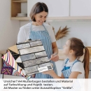 Mobile Preview: Küchenrückwand Folie Mauerziegel - Industrial-Stil für Ihre Küche A4 Muster