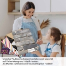 Mobile Preview: Küchenrückwand Folie Klassische Klinker Steinoptik A4 Muster