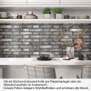 Mobile Preview: Küchenrückwand Folie Mauerziegel - Steinwand für den Fliesenspiegel Artikelbild 1