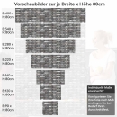 Mobile Preview: Küchenrückwand Folie Mauerziegel - Steinwand für den Fliesenspiegel Höhe 80cm