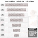 Mobile Preview: Küchenrückwand Folie Ziegelwand - Farbnuancen für stilvolle Küchen Höhe 51cm