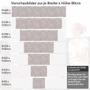 Mobile Preview: Küchenrückwand Folie Terrakotta Steine - Zeitlose Ziegelmuster Höhe 80cm