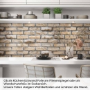 Mobile Preview: Küchenrückwand Folie Alte Ziegelstein Mauer Artikelbild 1