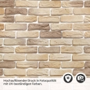 Mobile Preview: Küchenrückwand Folie Ziegelsteinoptik Detailbild 2
