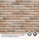 Mobile Preview: Küchenrückwand Folie Vintage Ziegel - Klassisches Küchendesign Detailbild 2
