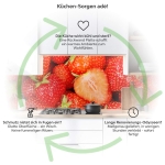 Mobile Preview: Küchenrückwand Platte Sommerliche Erdbeeren Produktdetailbild 1: Küchen-Sorgen ade!