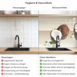 Mobile Preview: Küchenrückwand Platte Coconuts Produktdetailbild 2: Hygiene und Gesundheit!