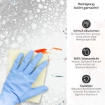 Mobile Preview: Küchenrückwand Platte Obstkorb Produktdetailbild 3: Reinigung leicht gemacht!