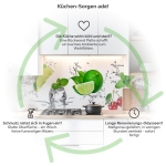 Mobile Preview: Küchenrückwand Platte Spritzige Limetten & Kirschen Produktdetailbild 1: Küchen-Sorgen ade!