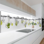 Mobile Preview: Küchenrückwand Platte Lime Splash Artikelbild 1