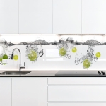 Mobile Preview: Küchenrückwand Platte Lime Splash Hauptbild 1