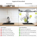 Mobile Preview: Küchenrückwand Platte Lime Splash Produktdetailbild 2: Hygiene und Gesundheit!