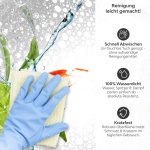 Mobile Preview: Küchenrückwand Platte Limetten Wasser Splash Produktdetailbild 3: Reinigung leicht gemacht!