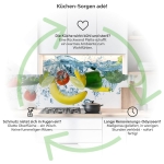 Mobile Preview: Küchenrückwand Platte Obst Splash Produktdetailbild 1: Küchen-Sorgen ade!