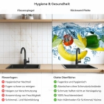 Mobile Preview: Küchenrückwand Platte Obst Splash Produktdetailbild 2: Hygiene und Gesundheit!
