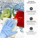 Mobile Preview: Küchenrückwand Platte Obst Splash Produktdetailbild 3: Reinigung leicht gemacht!