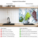 Mobile Preview: Küchenrückwand Platte Juicy Splash Produktdetailbild 2: Hygiene und Gesundheit!