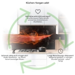 Mobile Preview: Küchenrückwand Platte Chili­ Peperoni in Flammen Produktdetailbild 1: Küchen-Sorgen ade!