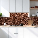 Mobile Preview: Küchenrückwand Platte Coffee Beans Hauptbild 1